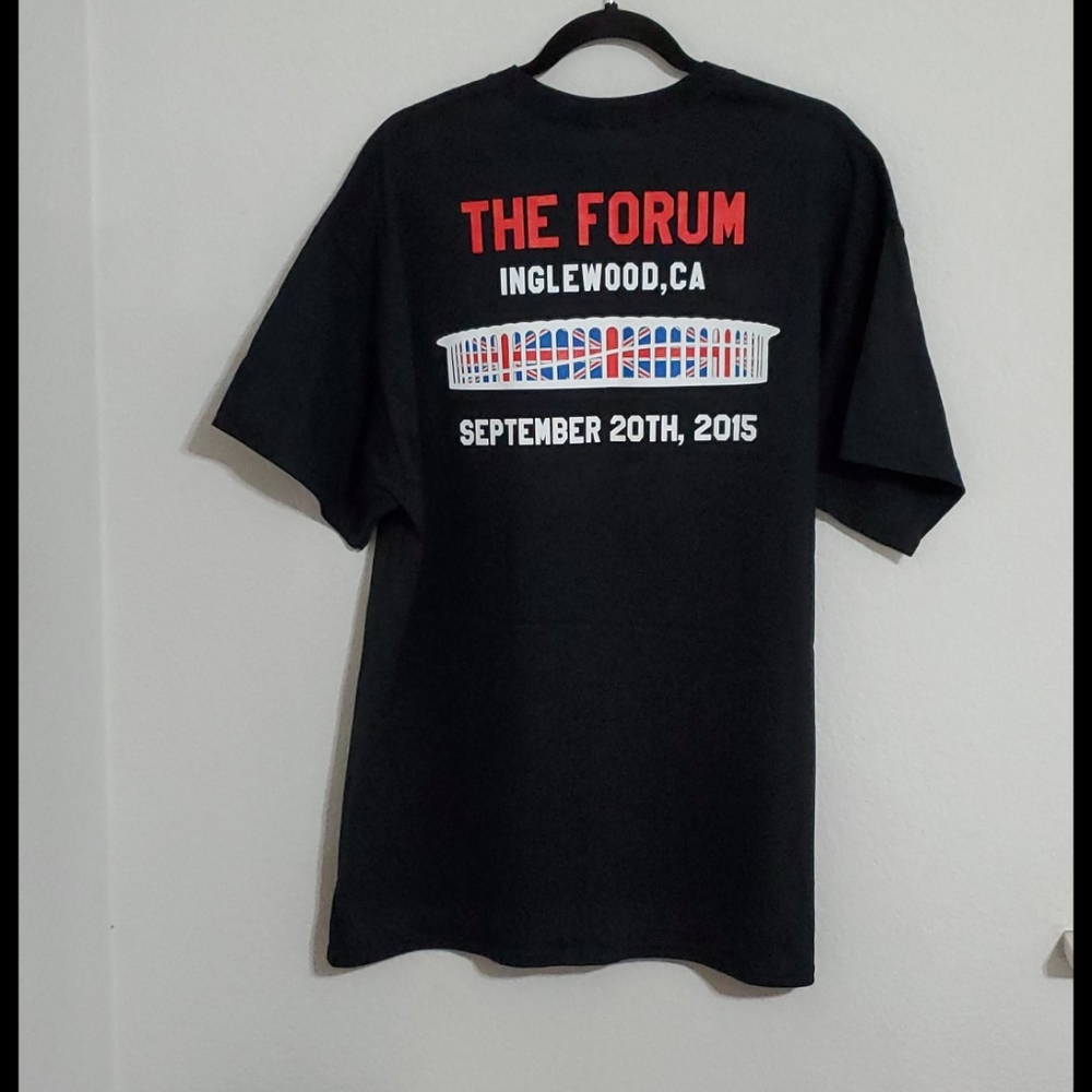 DEF LEPPARD black short sleeve concert tee September 2015  L.A. Forum XXL